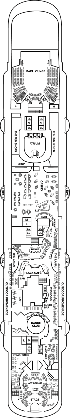 Carnival Magic Deck Plans