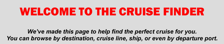 American Discount Cruises & Travel's Cruise Finder Page - Find the best discount cruise for you!