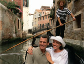 Enjoy a gondola ride in Venice while on a Mediterranean cruise