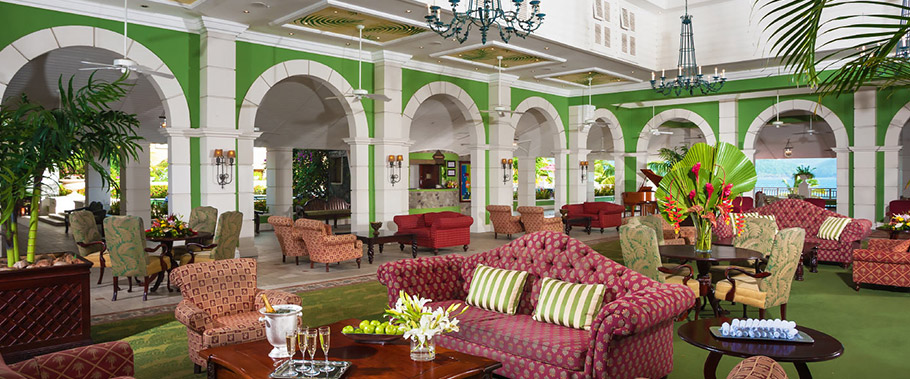 The Lobby at Sandals Grande St. Lucian