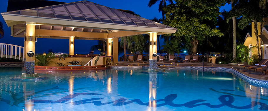The Main Pool at Sandals Negril