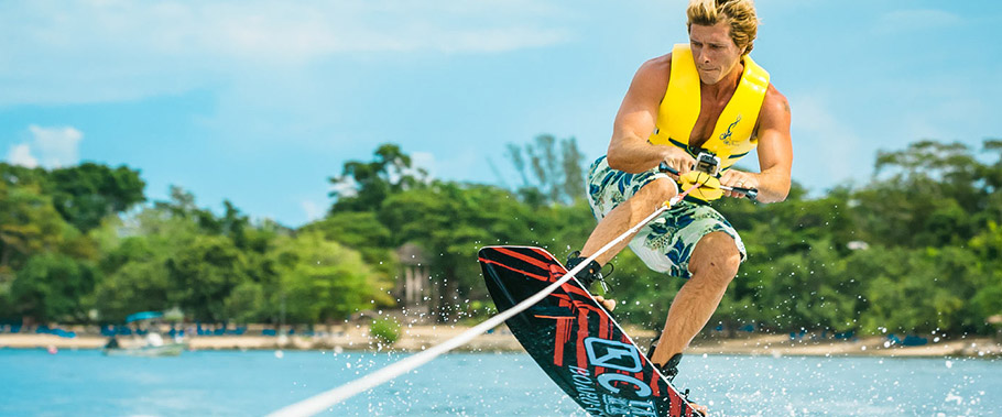 Wakeboarding at Sandals Negril