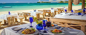 Dining at Sandals Negril