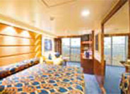 Yacht Club Deluxe Suite with Balcony & Club Experience