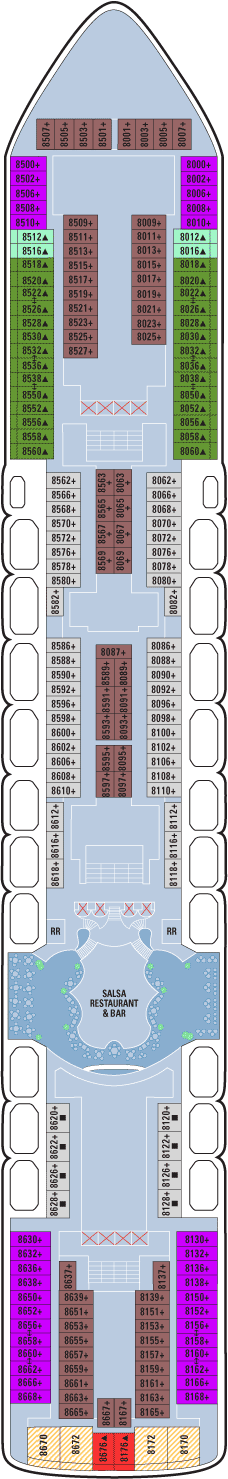 NCL Dawn - Deck 8