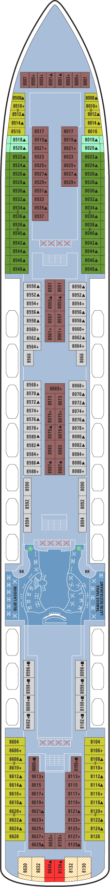 NCL Jade - Deck 8