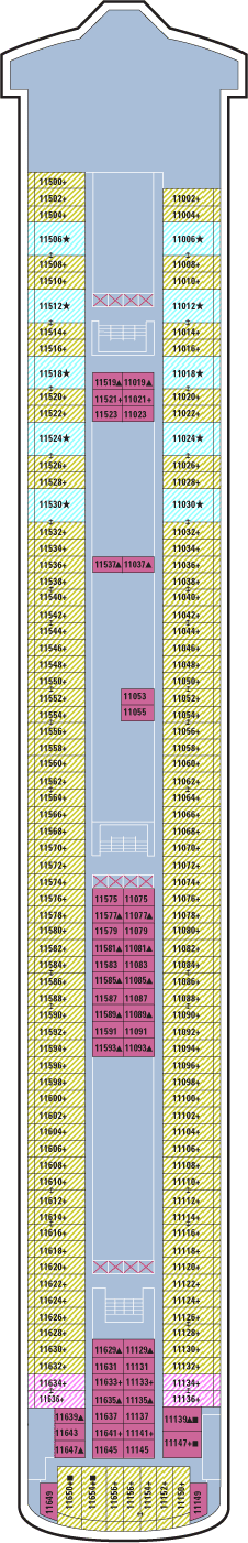 NCL Jade - Deck 11
