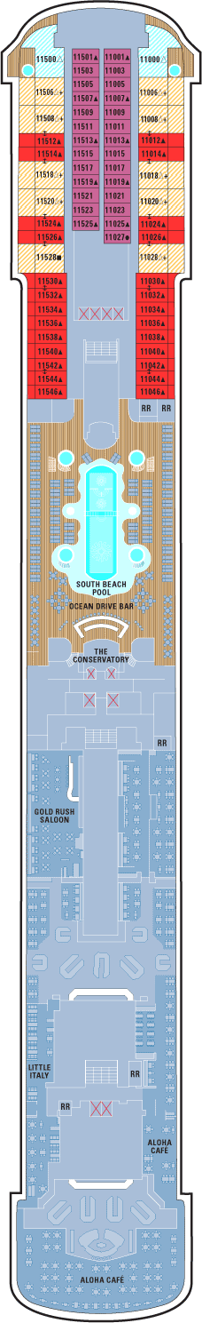 NCL Pride of America - Deck 11