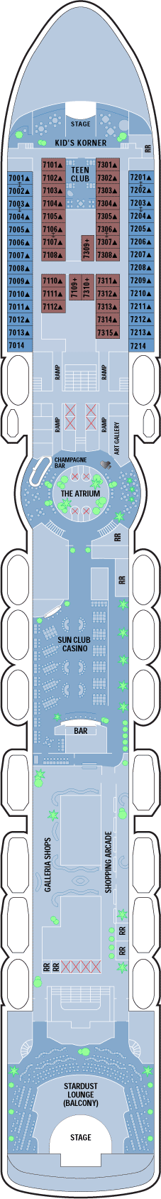 NCL Sun - Deck 7