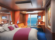 Aft-Facing Mini-Suite with Balcony