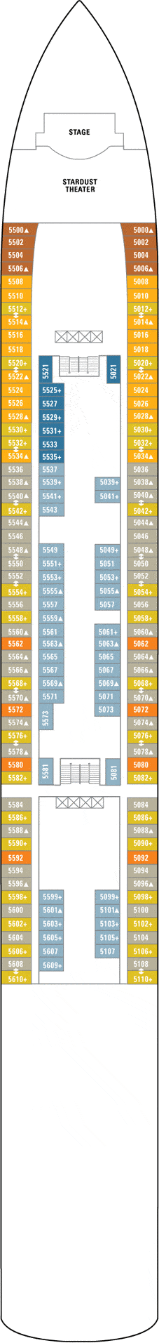 Norwegian Jade Deck Plans