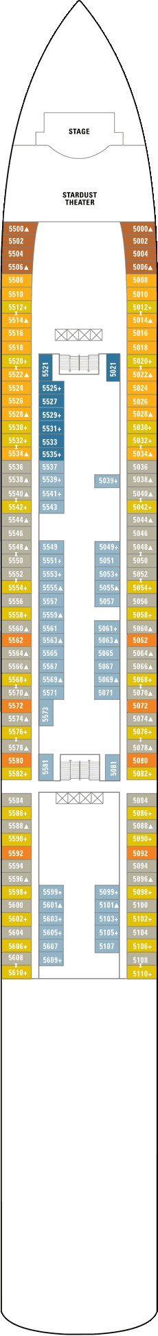 Norwegian Pearl Deck Plans