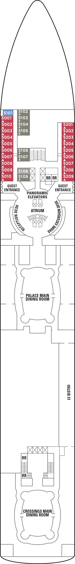 Norwegian Sky Deck Plans