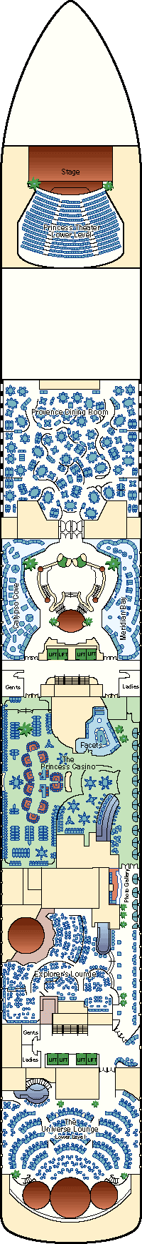 Coral Princess - Fiesta Deck