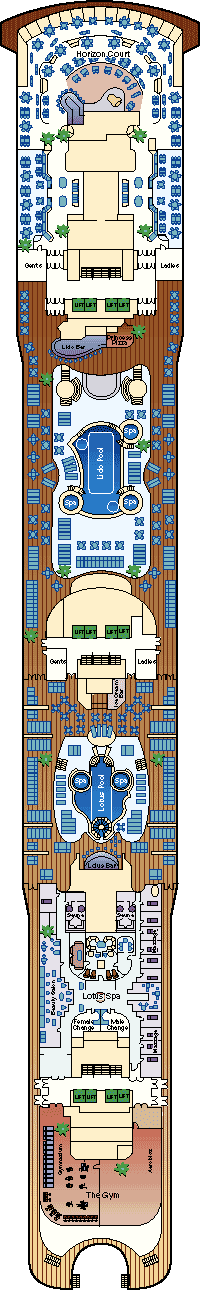 Coral Princess - Lido Deck
