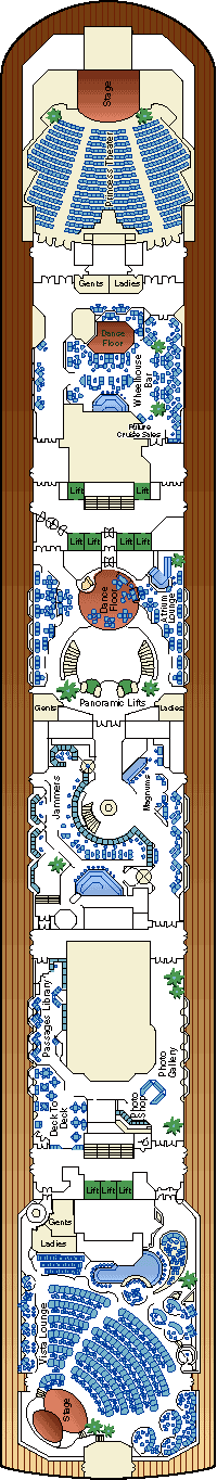 Dawn Princess Deck Plans