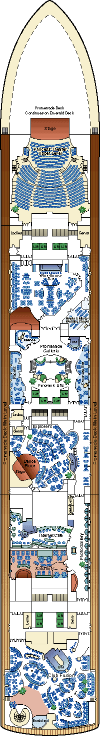 Diamond Princess Deck Plans