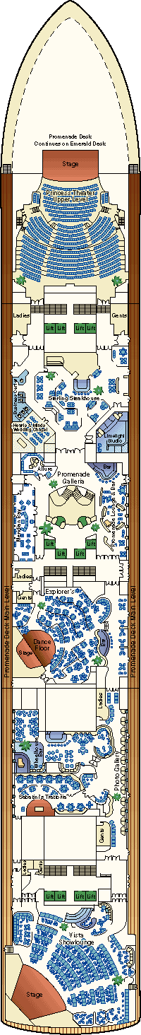 Grand Princess Deck Plans