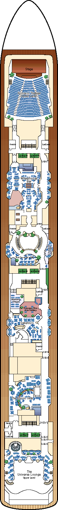 Island Princess Deck Plans