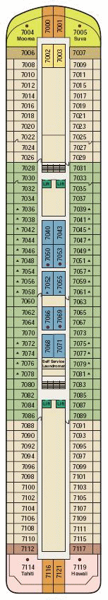 Ocean Princess Deck Plans