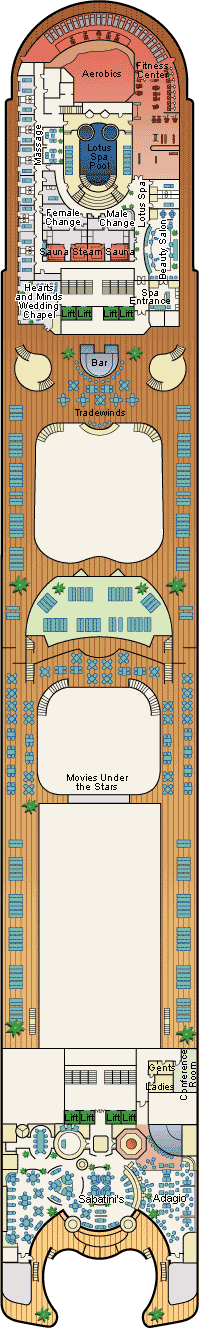 Emerald Princess - Sun Deck