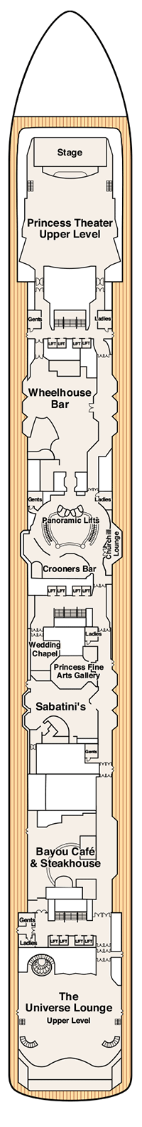 Island Princess Deck Plans