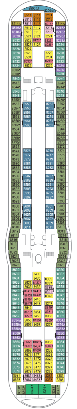 Explorer of the Seas - Deck 8