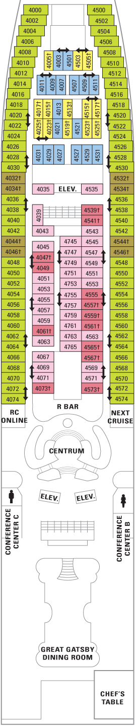 Grandeur of the Seas - Deck 4