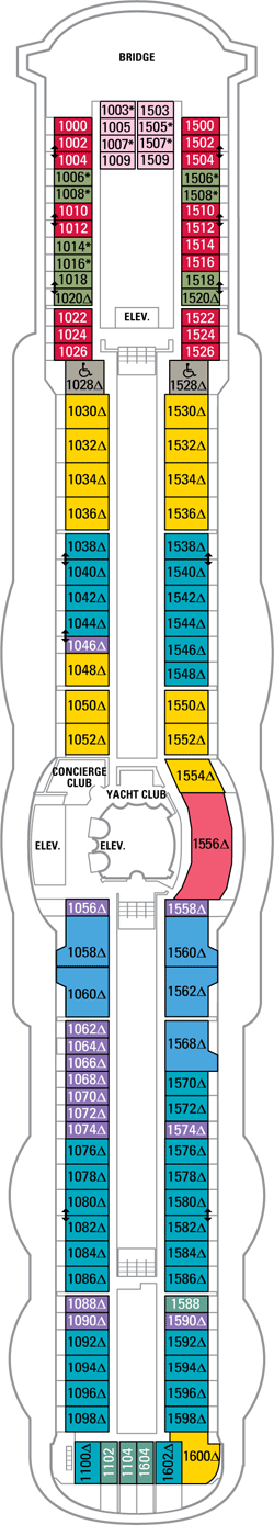 Jewel of the Seas - Deck 10