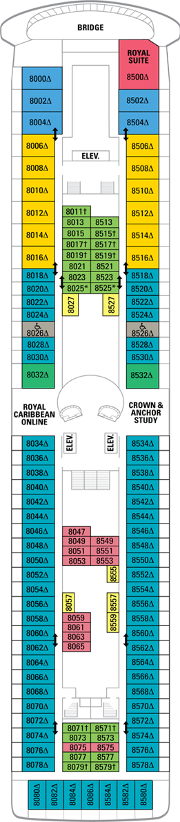 Legend of the Seas - Deck 8