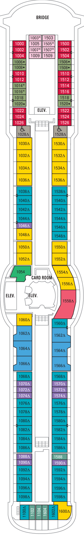 Radiance of the Seas - Deck 10