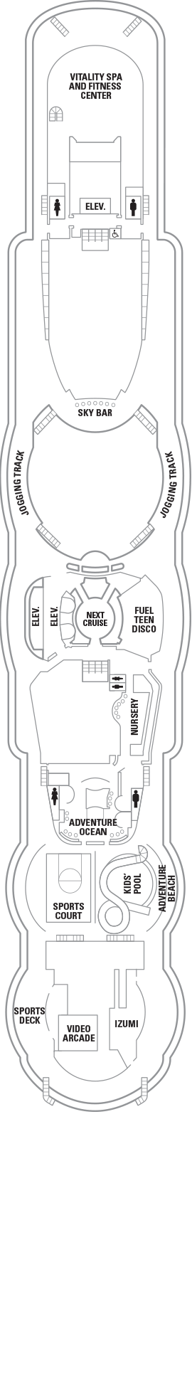 Serenade of the Seas - Deck 12