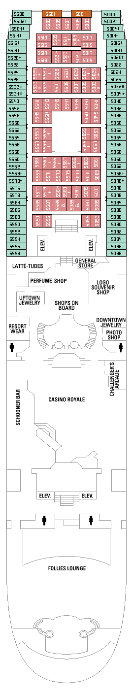 Sovereign of the Seas - Deck 5