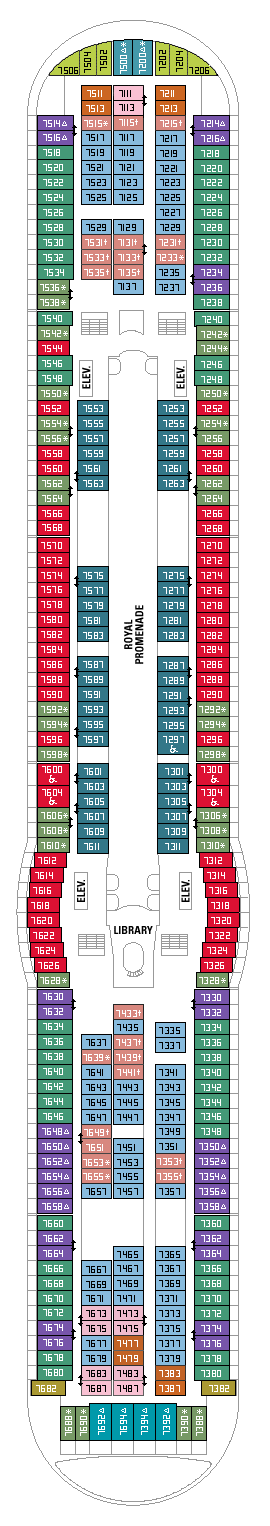 Voyager of the Seas Deck Plans