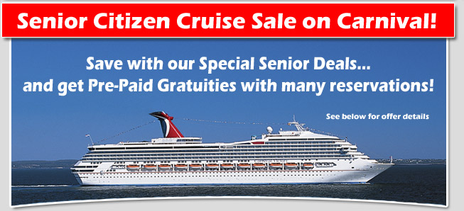 Carnival Senior Citizen Cruise Sale