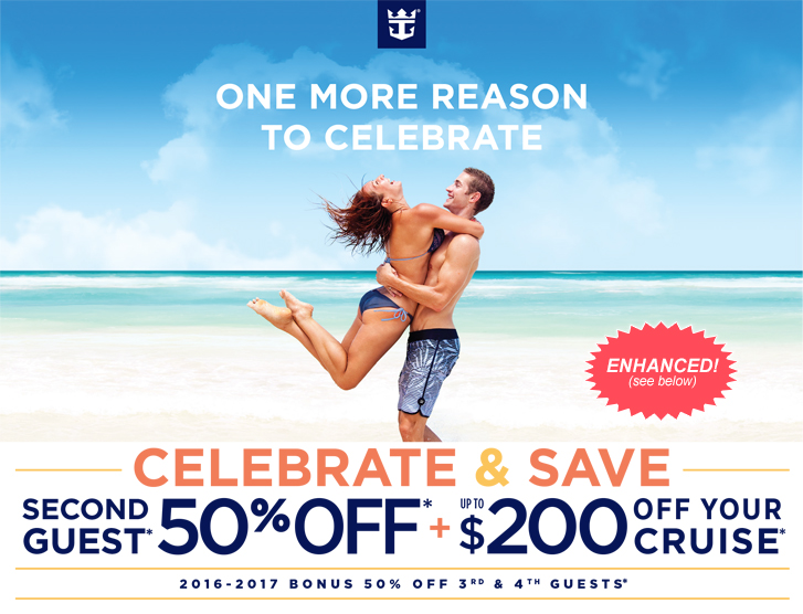 Royal Caribbean Cruise Sale - Buy One Get One 50% Off & More!