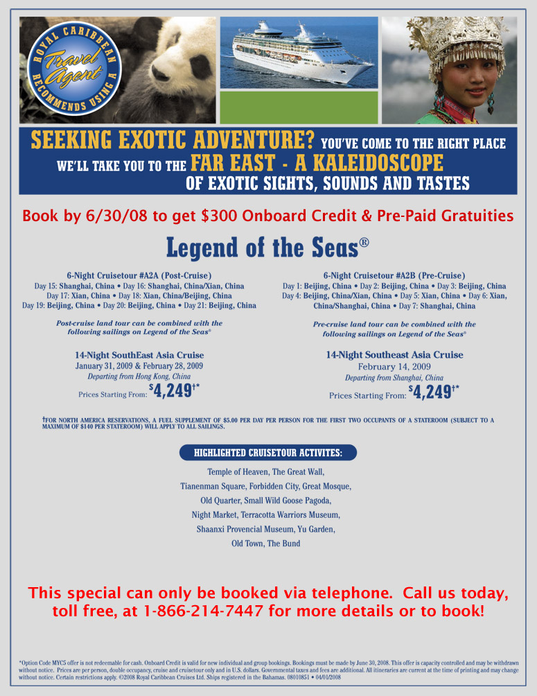Royal Caribbean Asia Cruisetour