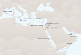 Barcelona to Dubai