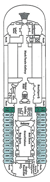 American Queen Deck Plans