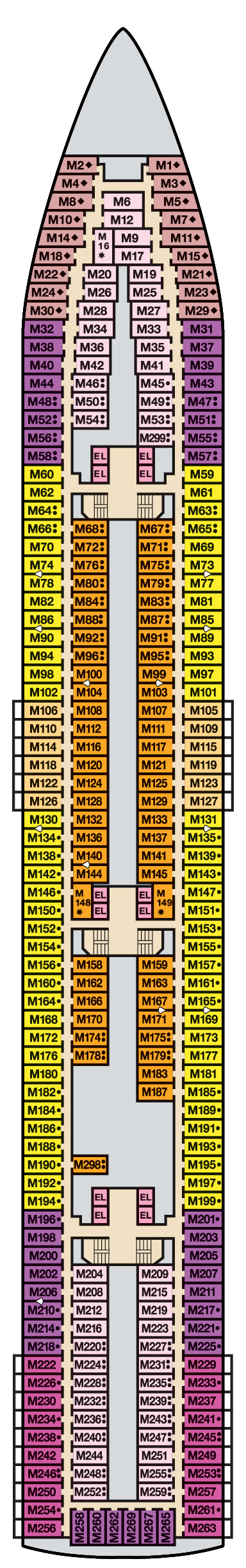 Carnival Fascination Deck Plans