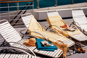 Sun Deck with Lounge Chairs