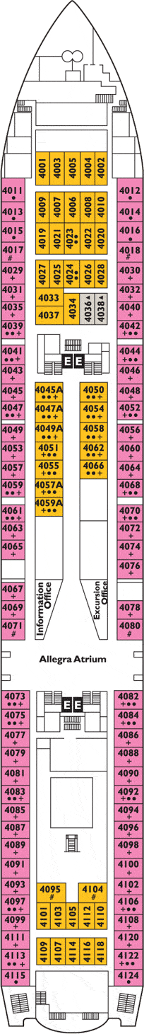 Costa Allegra Deck Plans