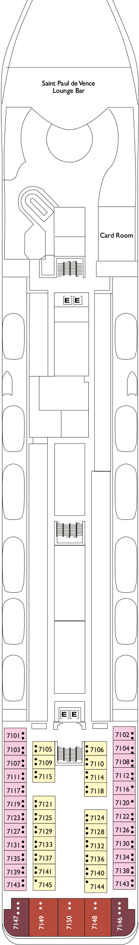 Costa neoRiviera Deck Plans