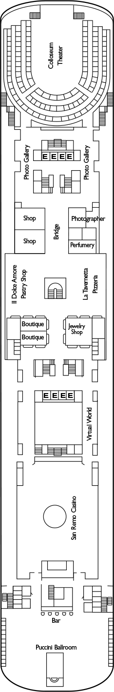 Costa neoClassica Deck Plans
