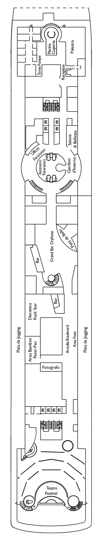 Costa Victoria Deck Plans