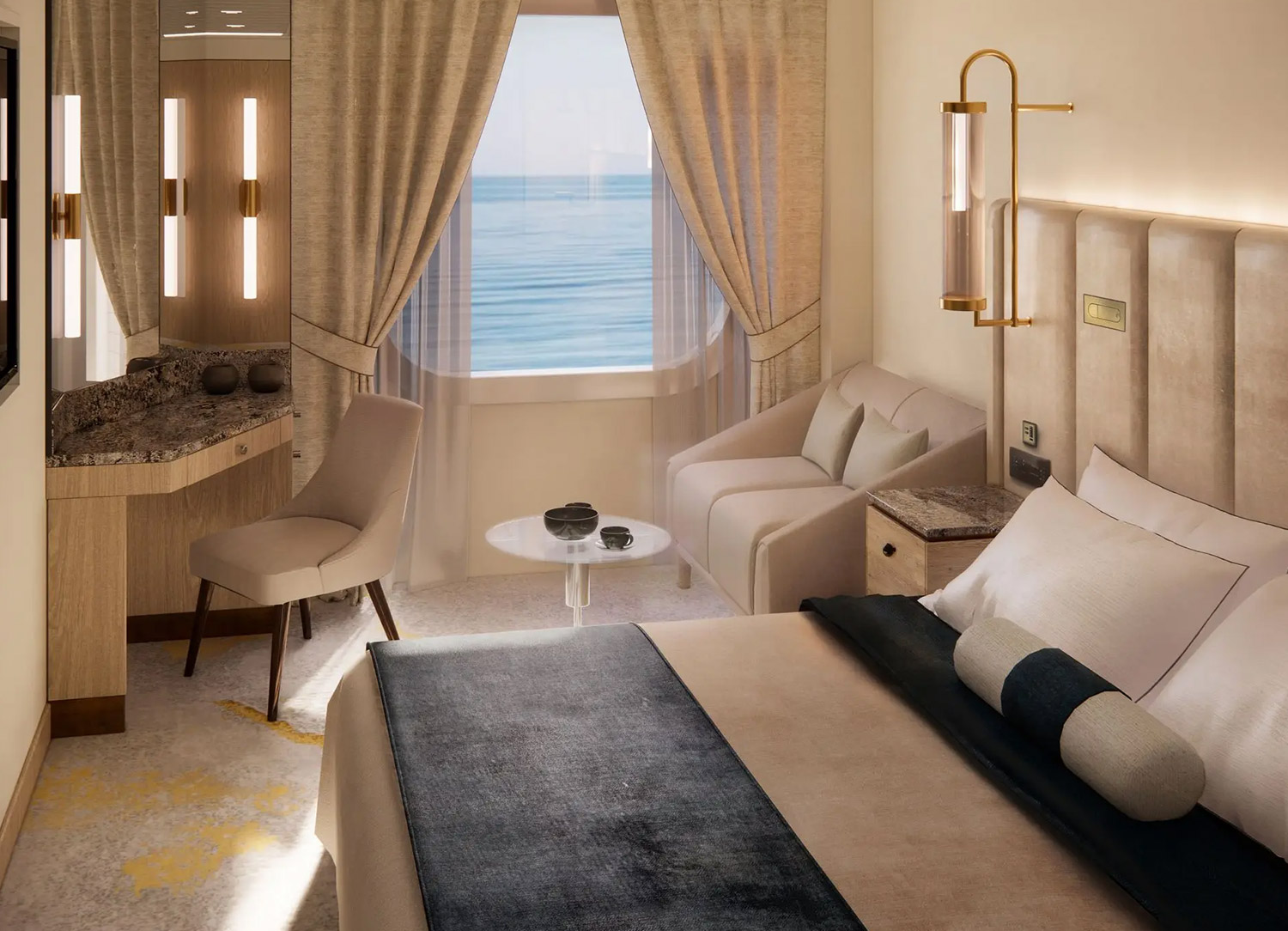 Single Guest Room with Ocean View