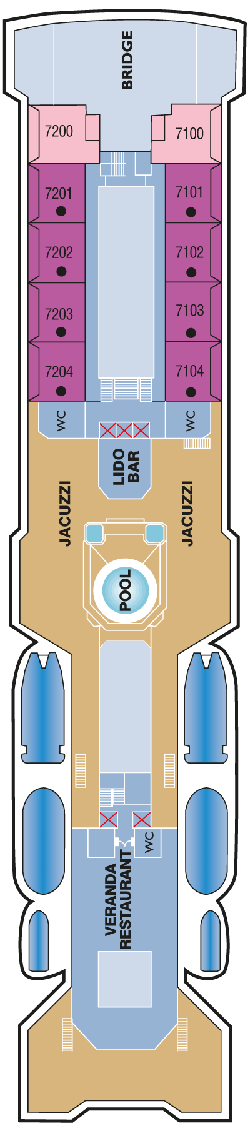 MV Voyager Deck Plans