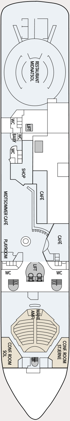 MS Midnatsol Deck Plans
