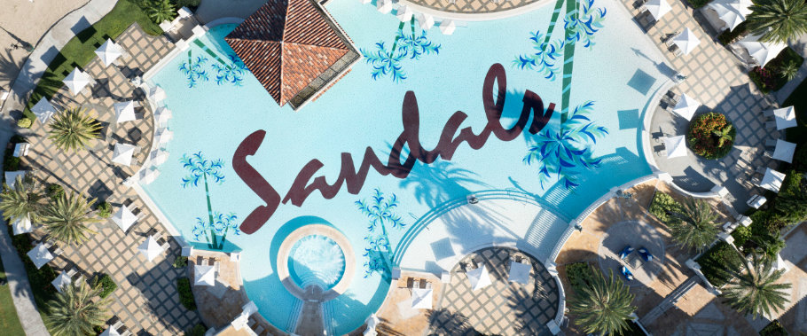 The Main Pool at Sandals Grande Antigua