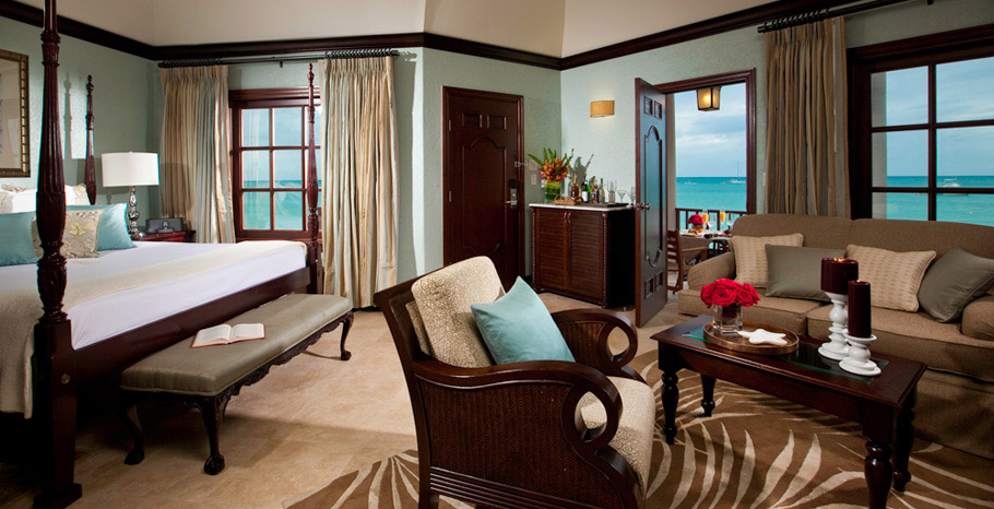 Caribbean Honeymoon Beachfront Butler Suite (OHS)